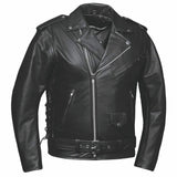 Ozzy - Men's Motorcycle Leather Jacket - Unik Just for Bikers - Flyclothing LLC