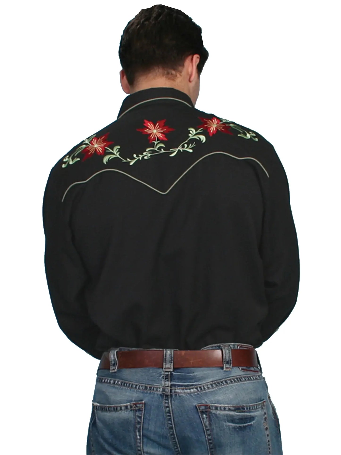 Scully Poly/rayon blend snap front shirt - Scully Leather - Flyclothing LLC