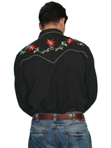 Scully Poly/rayon blend snap front shirt - Scully Leather - Flyclothing LLC