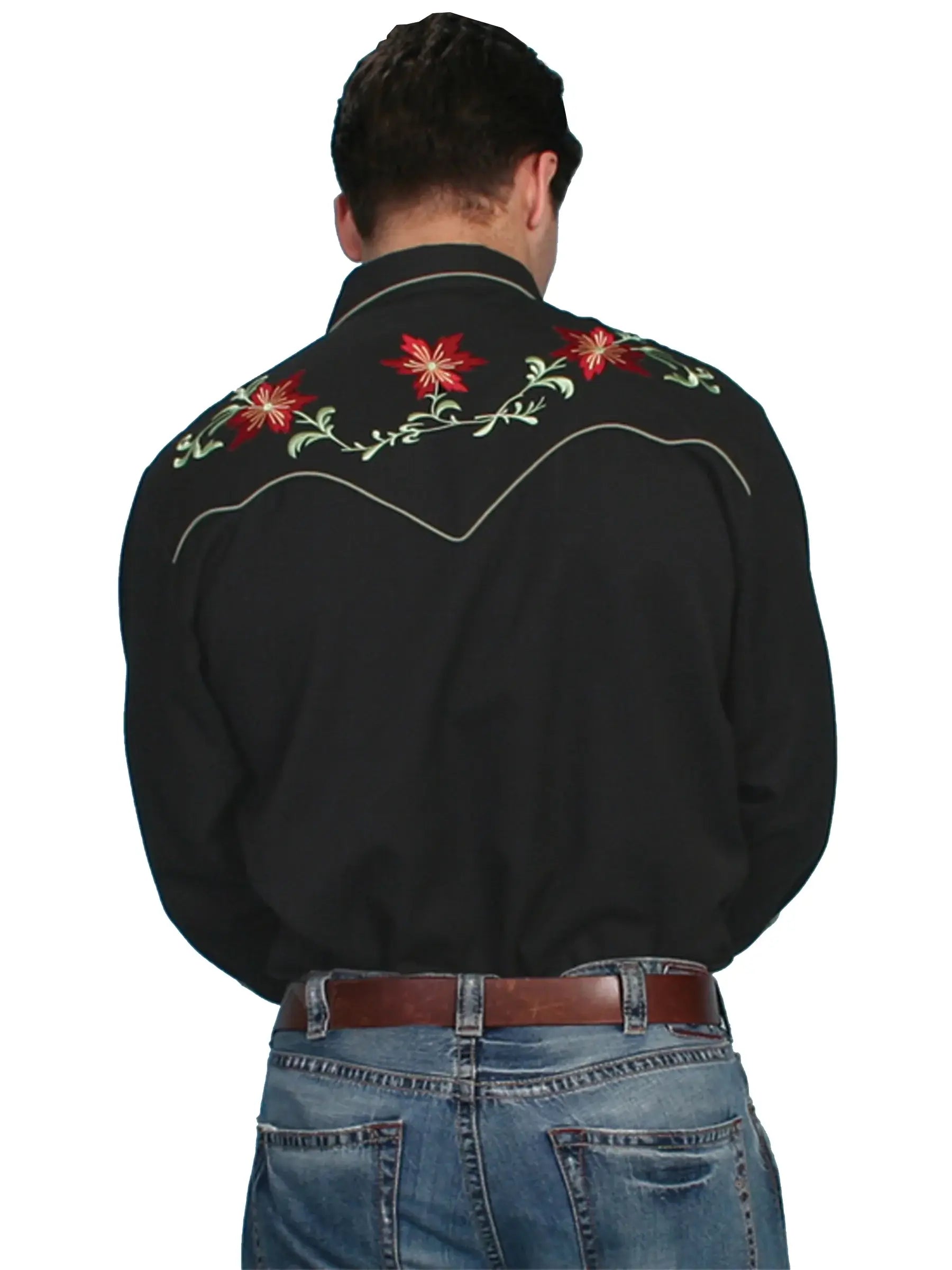 Scully Poly/rayon blend snap front shirt - Scully Leather - Flyclothing LLC