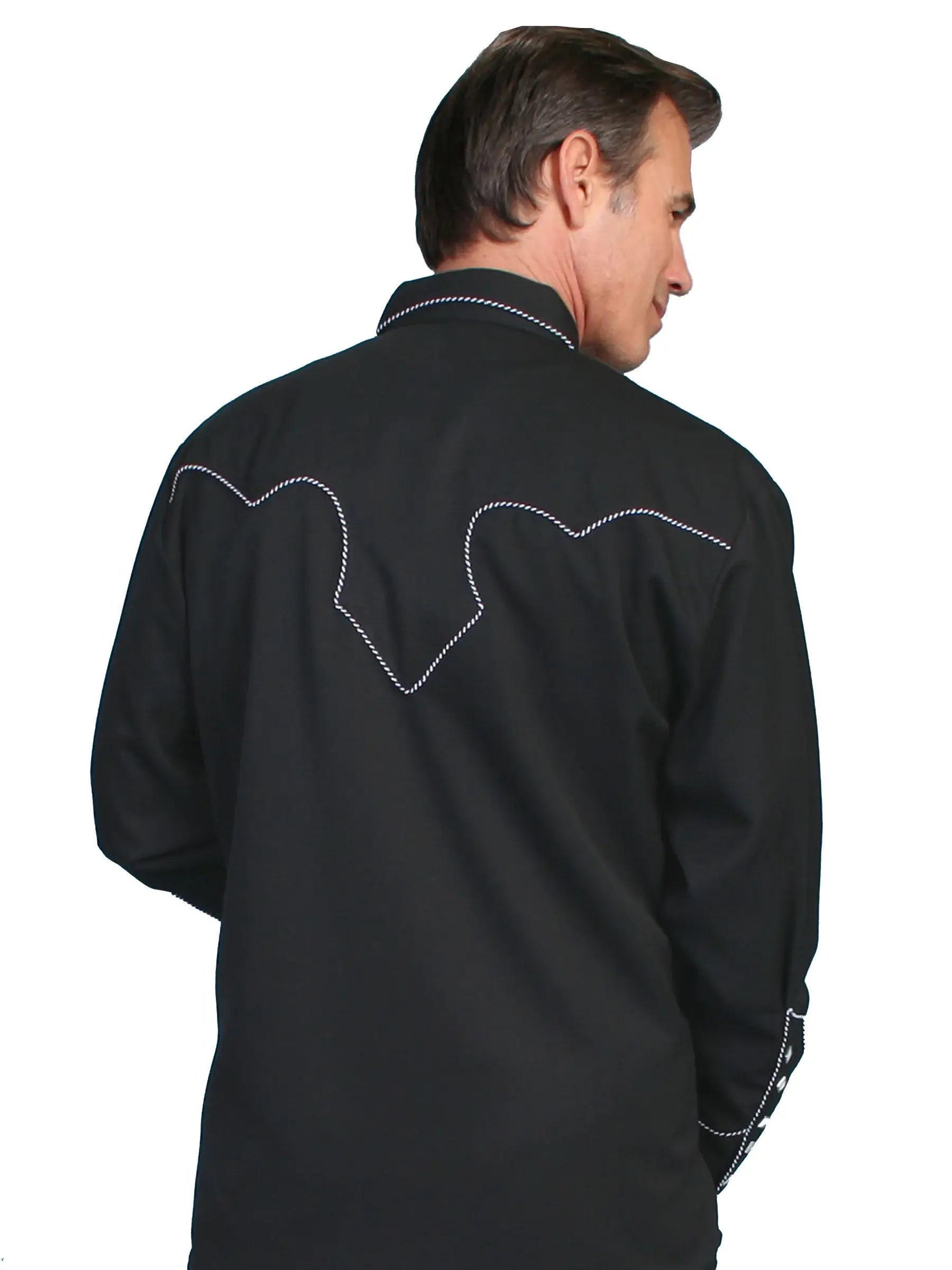 Scully Poly/rayon blend snap front shirt - Scully Leather - Flyclothing LLC