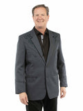 Western Scully 100% polyester Slate Floral tonal emb. Blazer - Scully Leather