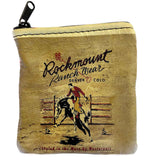 Rockmount Bronc Leather Western Coin Purse with Red Back - Rockmount Clothing - Flyclothing LLC