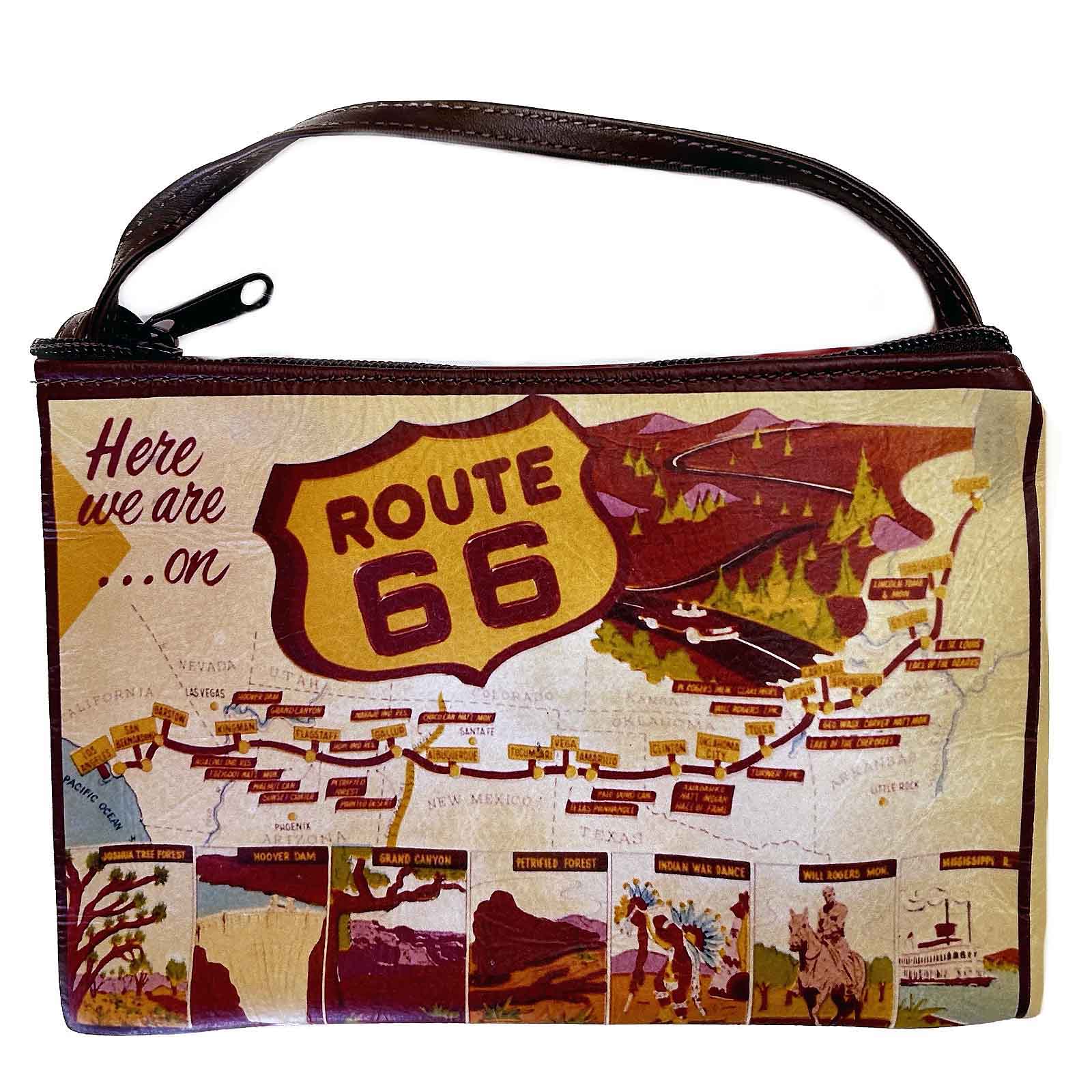 Rockmount Ranch Wear Route 66 Leather Western Purse in Red - Rockmount Clothing - Flyclothing LLC