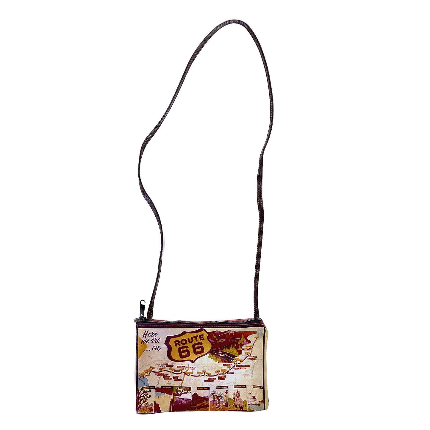 Rockmount Ranch Wear Route 66 Leather Western Purse in Red - Rockmount Clothing - Flyclothing LLC
