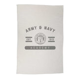 Army & Navy Academy Oatmeal Sublimated Sweatshirt Blanket - Logo Brands - Flyclothing LLC