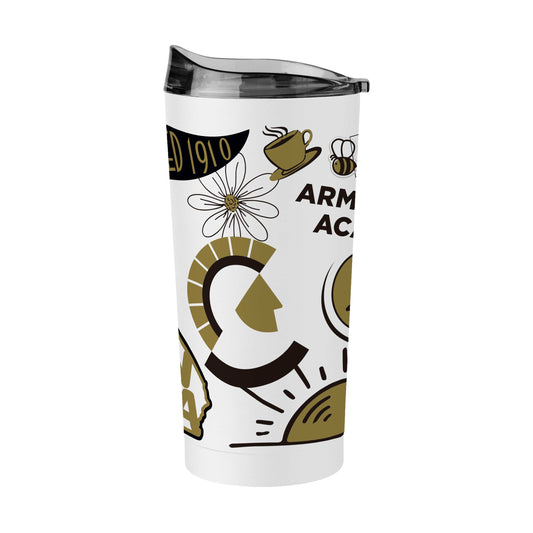 Army & Navy Academy 20oz Native Powder Coat Tumbler - Logo Brands - Flyclothing LLC