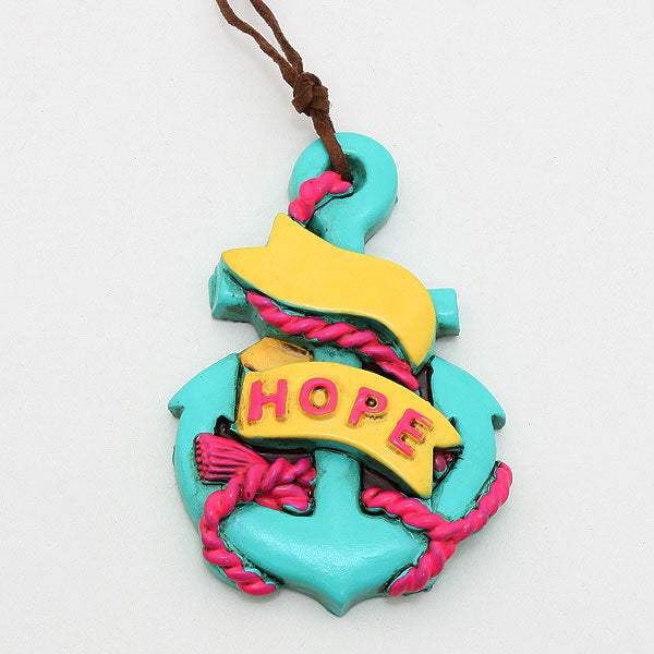 Clay Nautical Anchor Pendant - Madeline Love - Flyclothing LLC