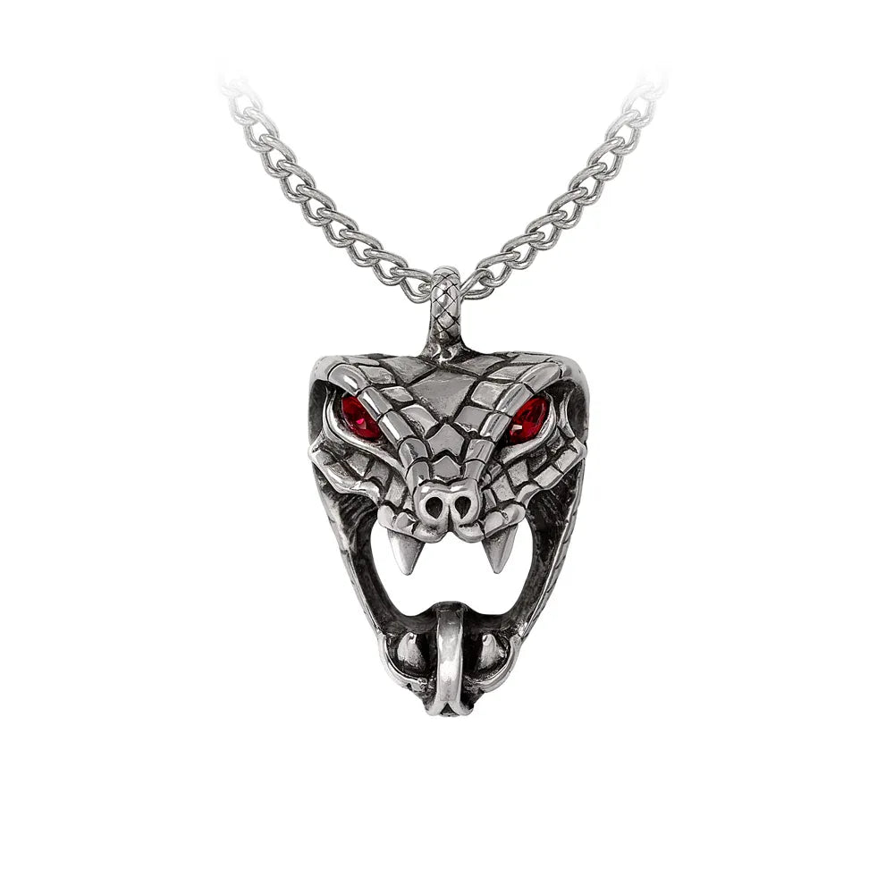 Alchemy Gothic Snake Bite (Naeddre) Necklace - Alchemy Gothic - Flyclothing LLC