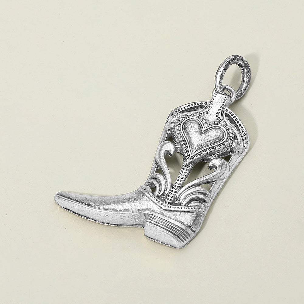 Western Cowboy Boot Pendant Charm - Madeline Love - Flyclothing LLC