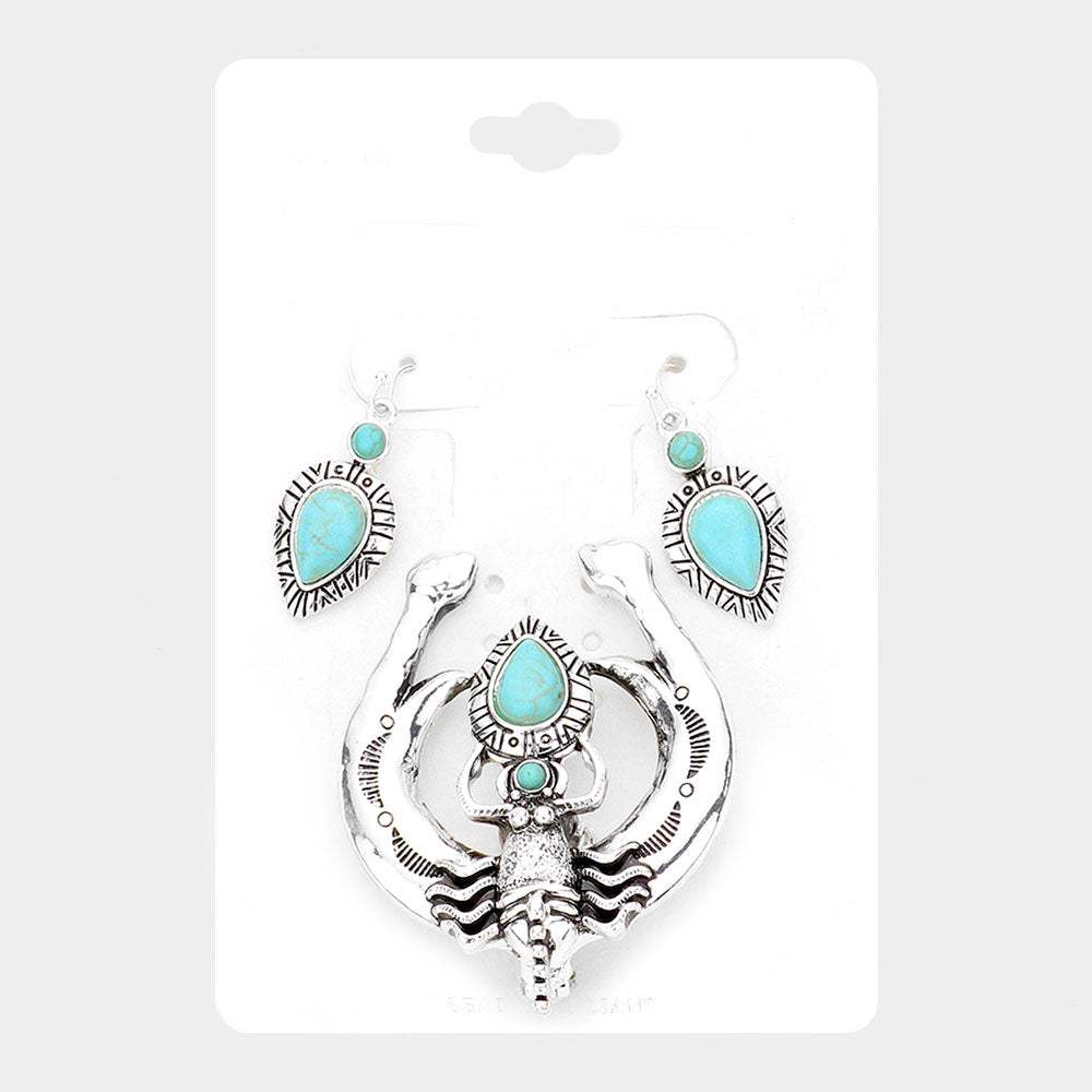 Antique Metal Magnetic Pendant Set - Madeline Love - Flyclothing LLC