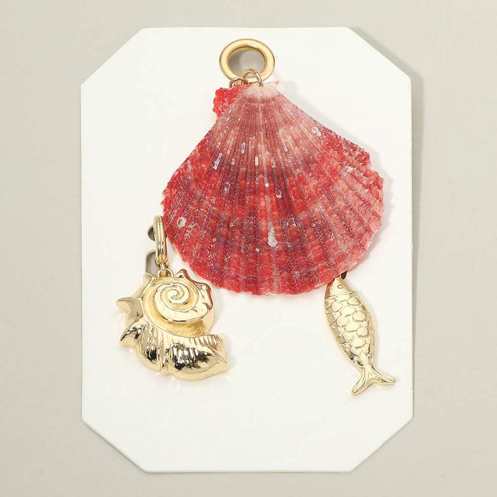 3PCS - Ocean Shell Fish Pendant Charm Set - Madeline Love - Flyclothing LLC