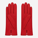 P2666 (red) - Women’s unlined Italian lambskin leather dress gloves - Leather Gloves Online - Flyclothing LLC