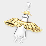 Metal Angel Pendant - Madeline Love - Flyclothing LLC