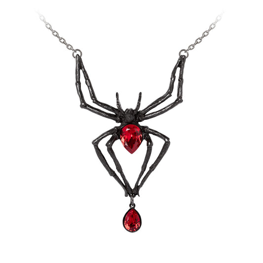 Alchemy Gothic Black Widow Necklace