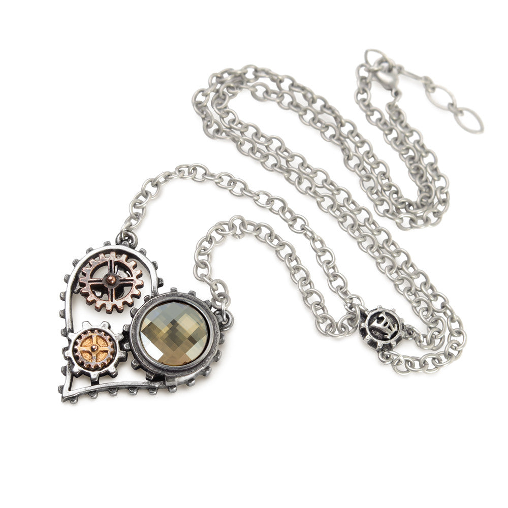 Coeur du Moteur Necklace - Alchemy of England - Flyclothing LLC