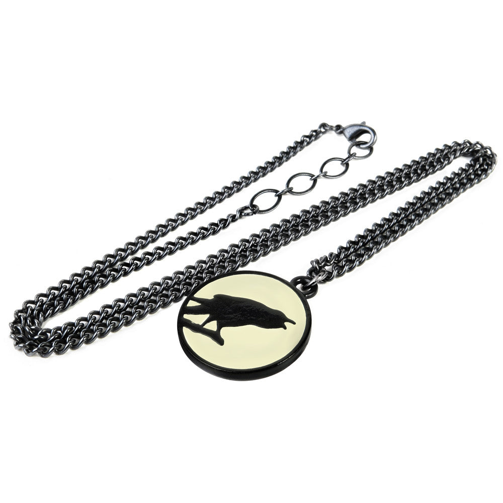 Caw at the Moon Pendant - Alchemy of England - Flyclothing LLC