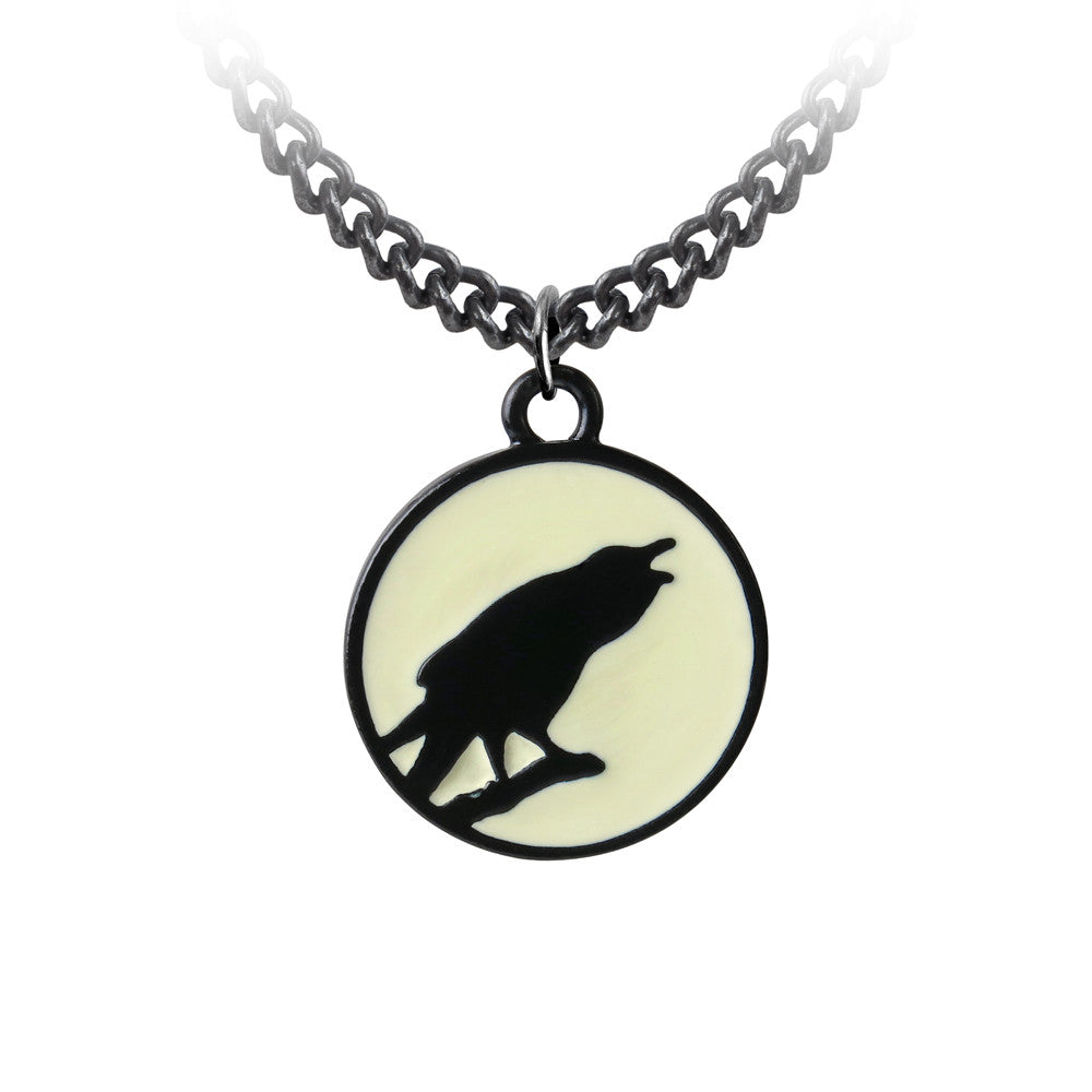 Caw at the Moon Pendant - Alchemy of England - Flyclothing LLC