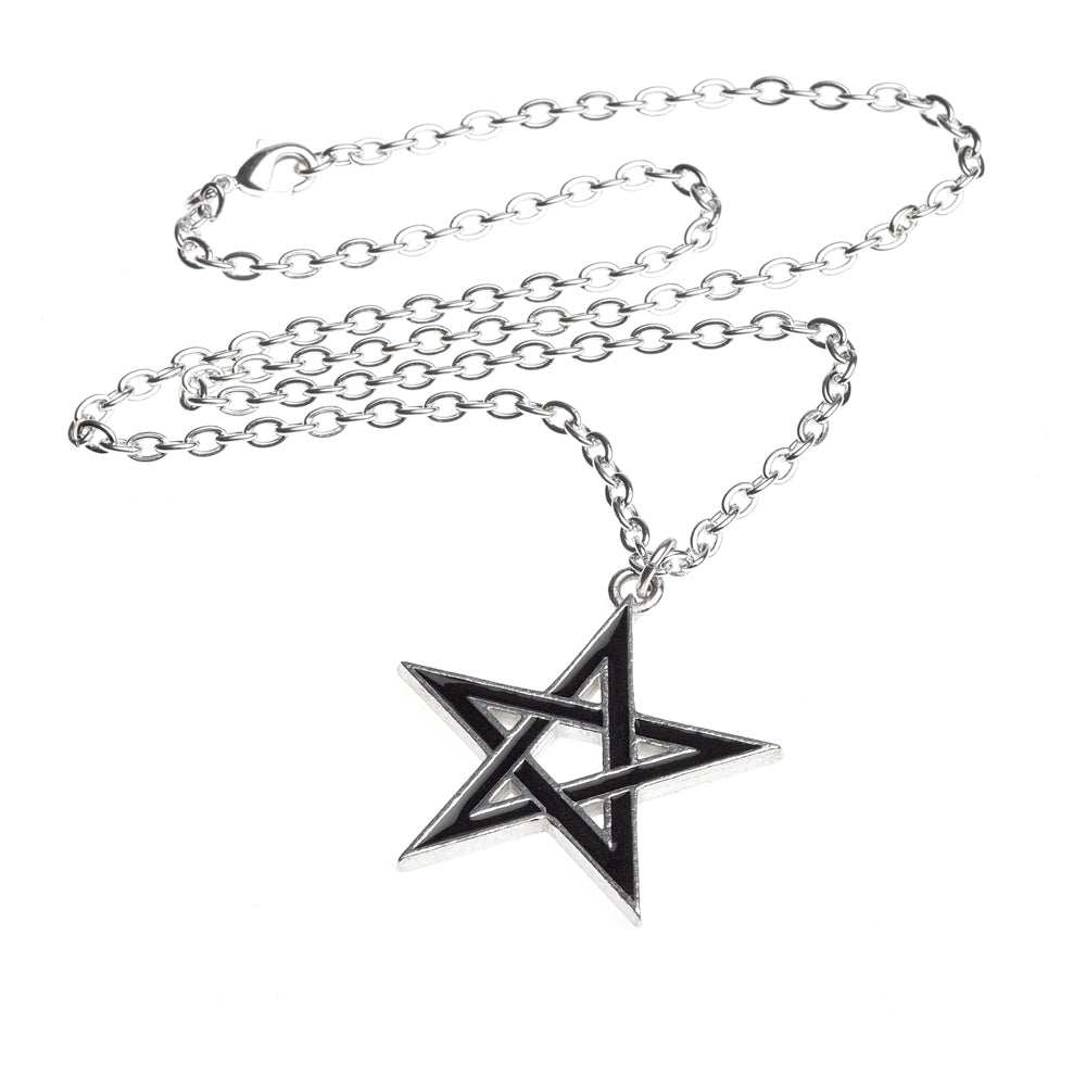 Alchemy Gothic Black Star Pendant - Alchemy Gothic - Flyclothing LLC