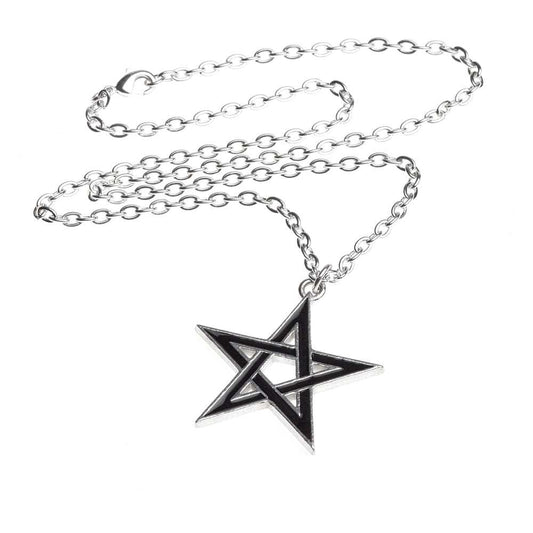 Alchemy Gothic Black Star Pendant - Alchemy Gothic - Flyclothing LLC
