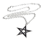 Alchemy Gothic Black Star Pendant