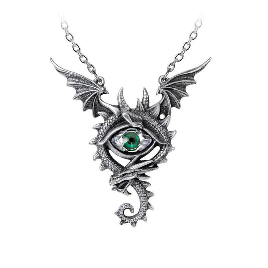 Alchemy Gothic Eye of the Dragon Necklace - Alchemy Gothic