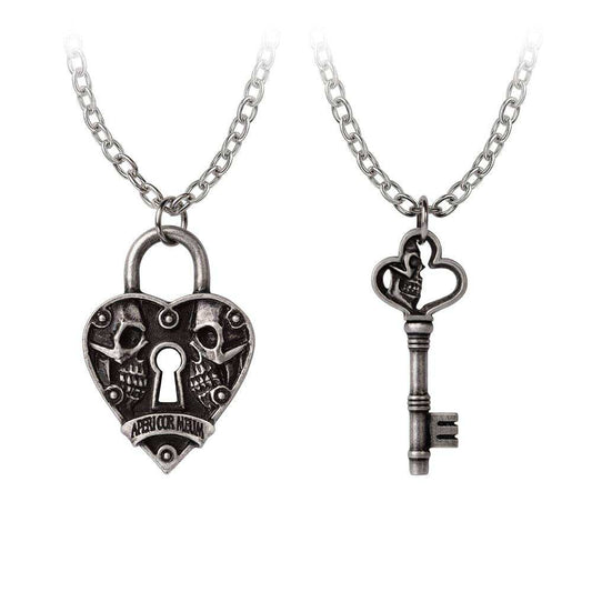 Alchemy Gothic Key To Eternity Couples Pendants - Alchemy Gothic - Flyclothing LLC