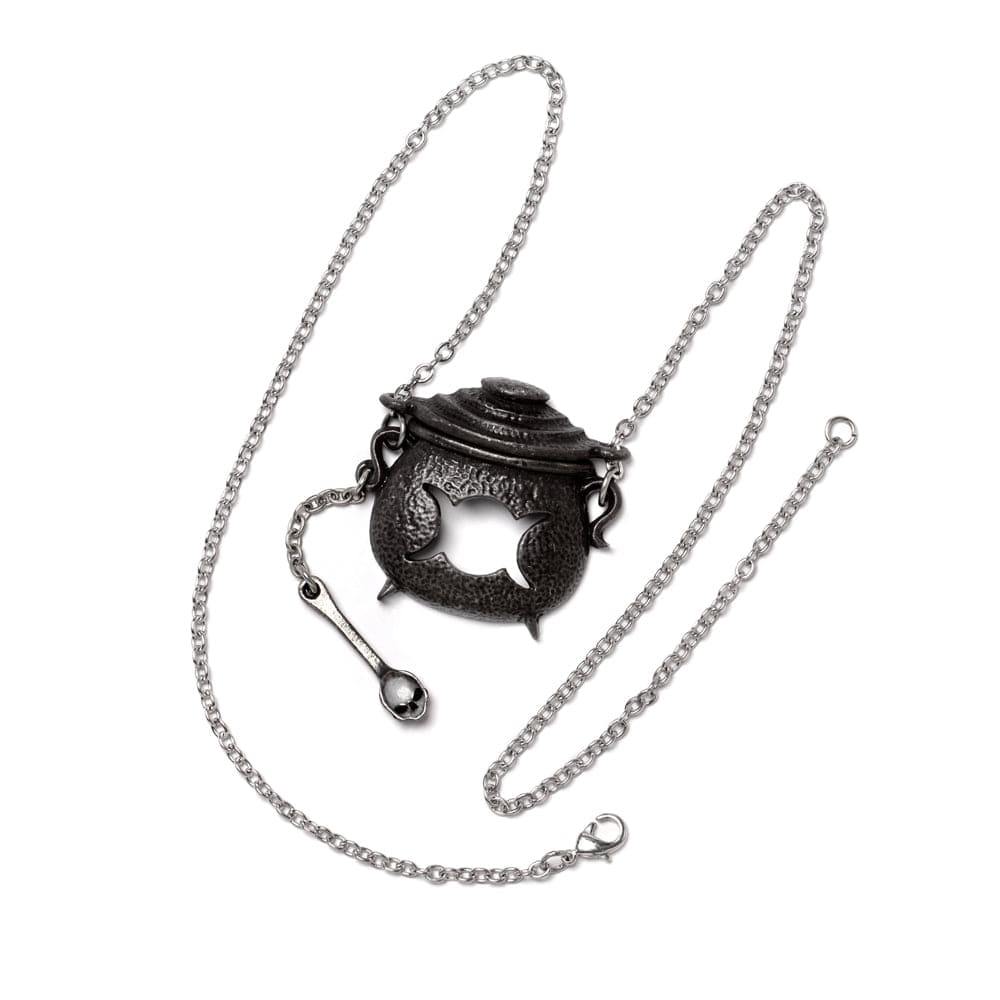 Alchemy Gothic Witches Cauldron Necklace - Alchemy Gothic