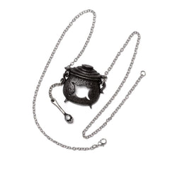 Alchemy Gothic Witches Cauldron Necklace - Alchemy Gothic