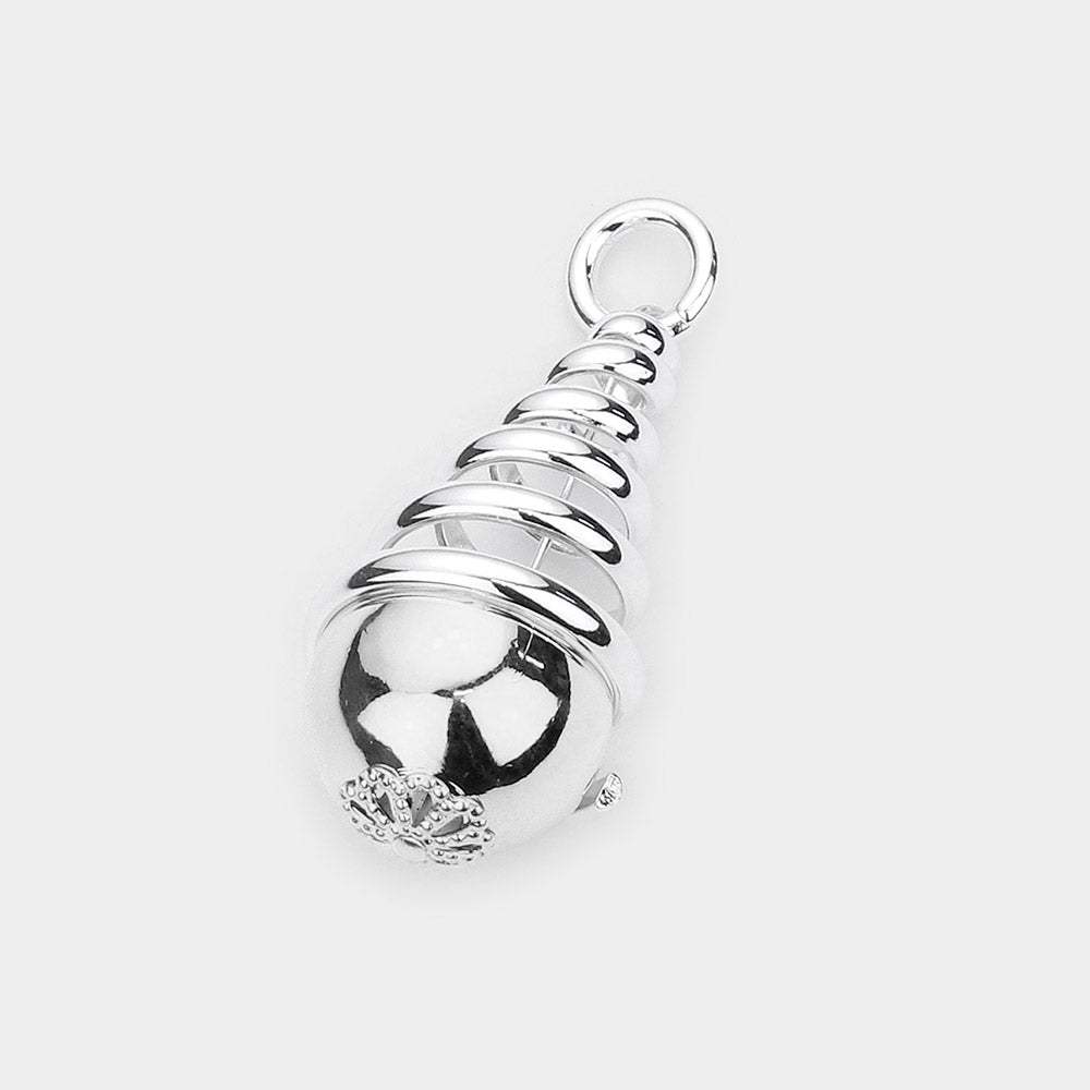 Swirl Metal Pendant - Madeline Love - Flyclothing LLC