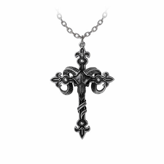 Alchemy Gothic Cross of Baphomet Pendant - Alchemy Gothic