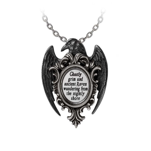 Alchemy Gothic Quoth the Raven Pendant