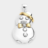 Snowman Metal Pin Brooch Pendant - Madeline Love - Flyclothing LLC