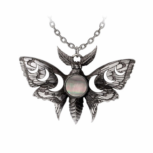 Alchemy Lunar Moth Neckwear Necklace - Alchemy Gothic - Flyclothing LLC
