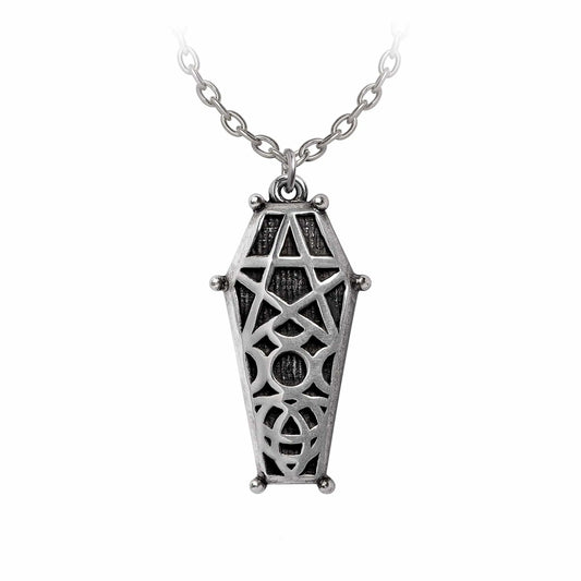 Alchemy Hex Coffin Neckwear Pendant - Alchemy Gothic - Flyclothing LLC