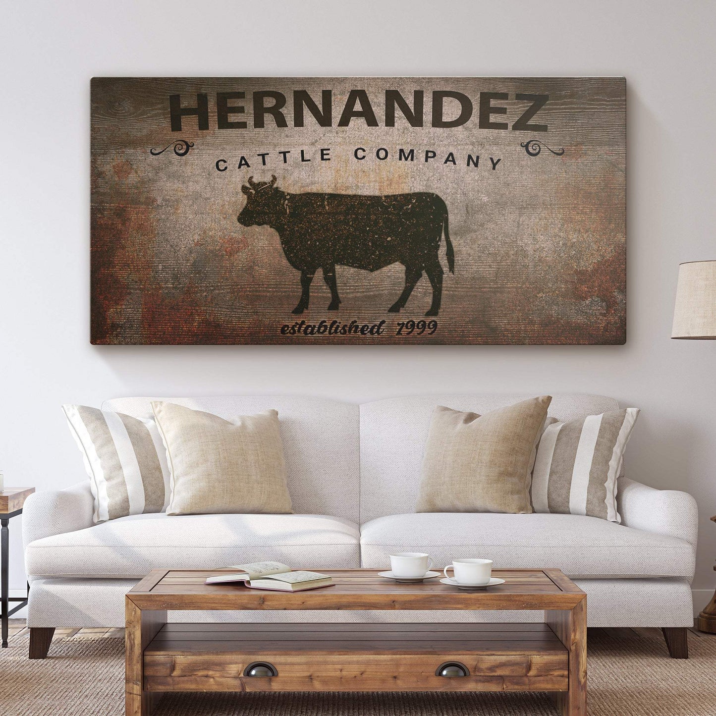 Cattle Company Sign - Tailored Canvases - Flyclothing LLC