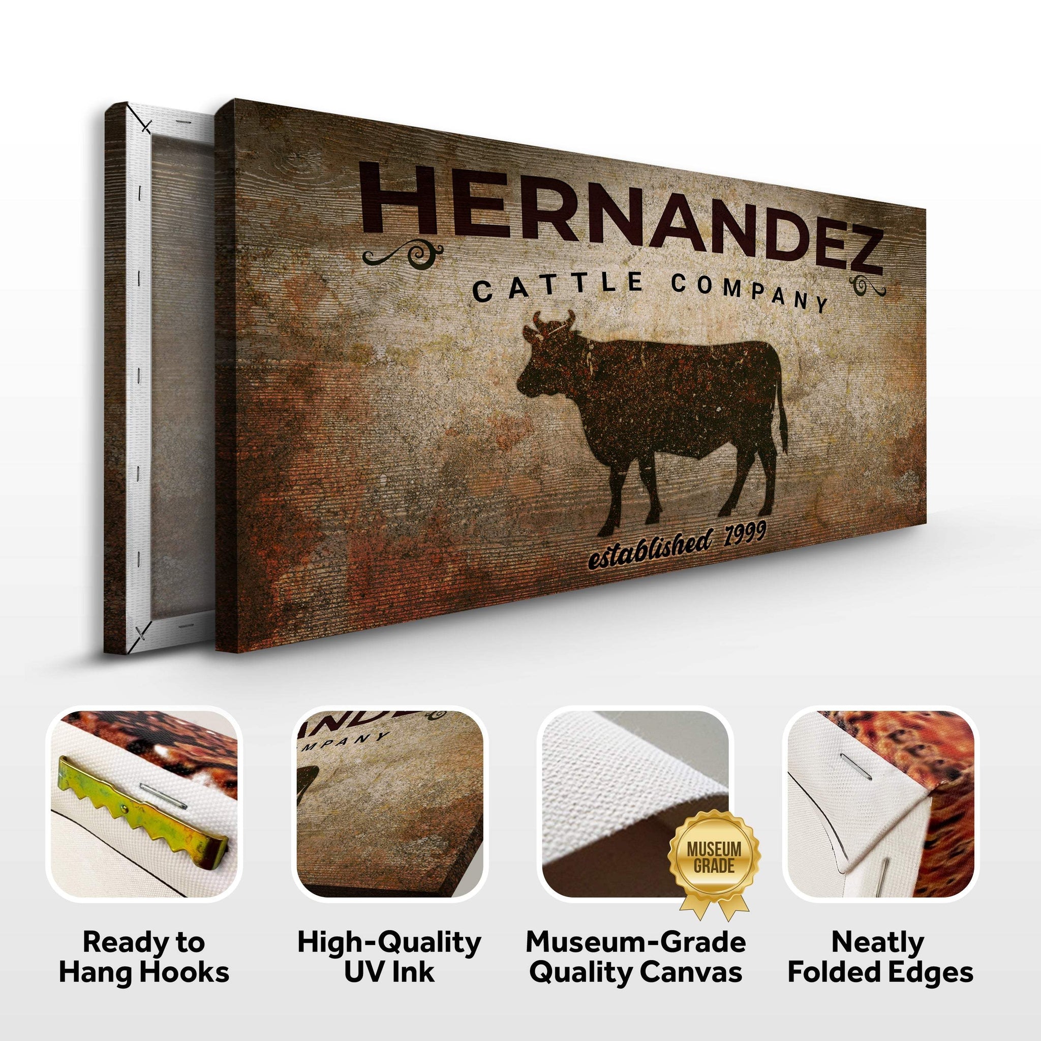Cattle Company Sign - Tailored Canvases - Flyclothing LLC