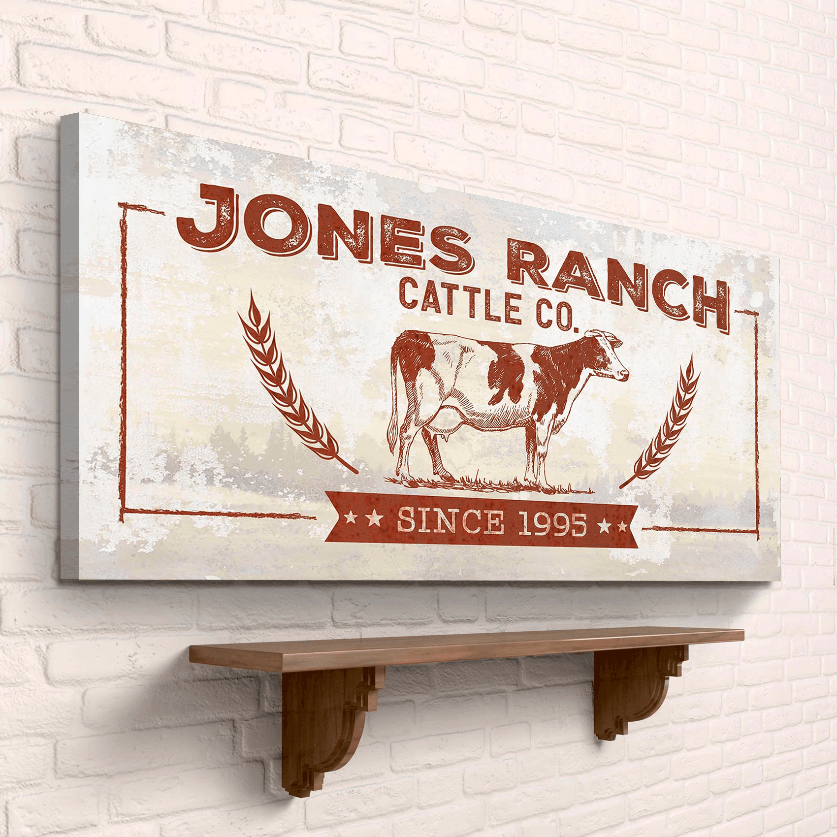 Ranch Cattle Co Rustic Sign - Tailored Canvases - Flyclothing LLC