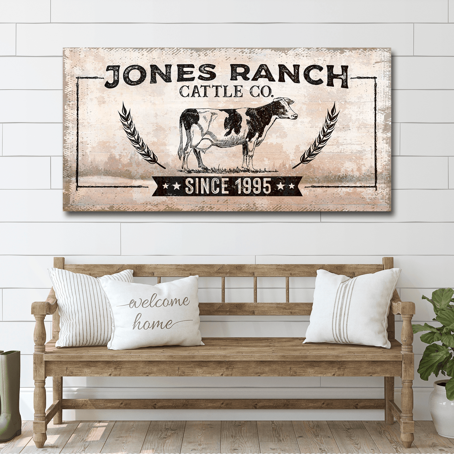 Ranch Cattle Co Rustic Sign - Tailored Canvases - Flyclothing LLC