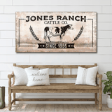 Ranch Cattle Co Rustic Sign - Tailored Canvases - Flyclothing LLC