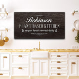 Plant Based Kitchen Sign - Tailored Canvases - Flyclothing LLC