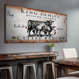 Cattle Ranch Sign II - Tailored Canvases - Flyclothing LLC