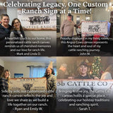 Cattle Ranch Sign - Tailored Canvases - Flyclothing LLC