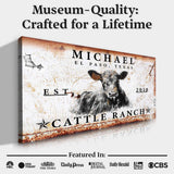 Cattle Ranch Sign - Tailored Canvases - Flyclothing LLC