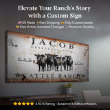 Cattle Ranch Sign X - Tailored Canvases - Flyclothing LLC
