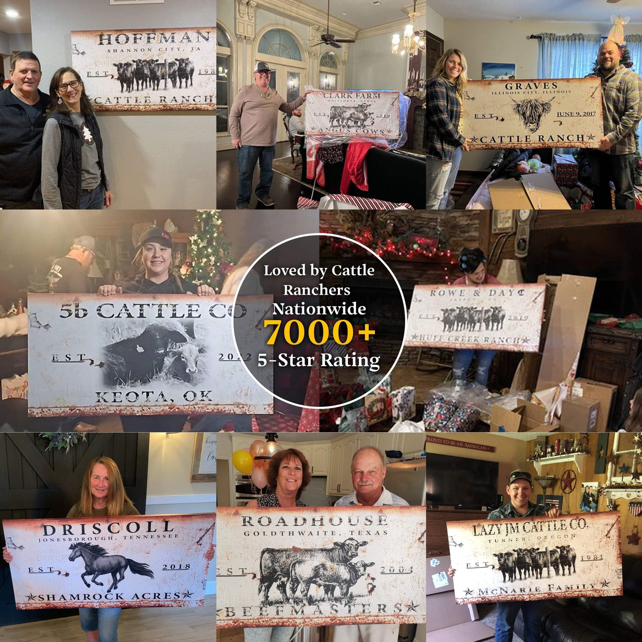 Cattle Ranch Sign - Tailored Canvases - Flyclothing LLC