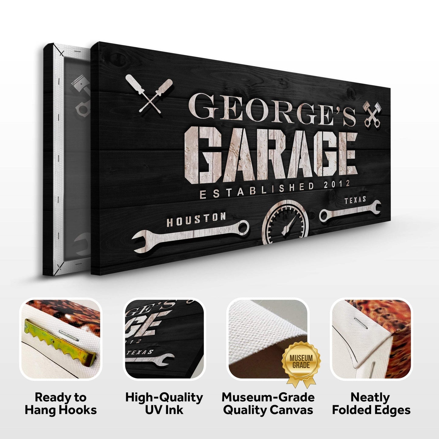 Man Cave Garage Sign - Tailored Canvases - Flyclothing LLC