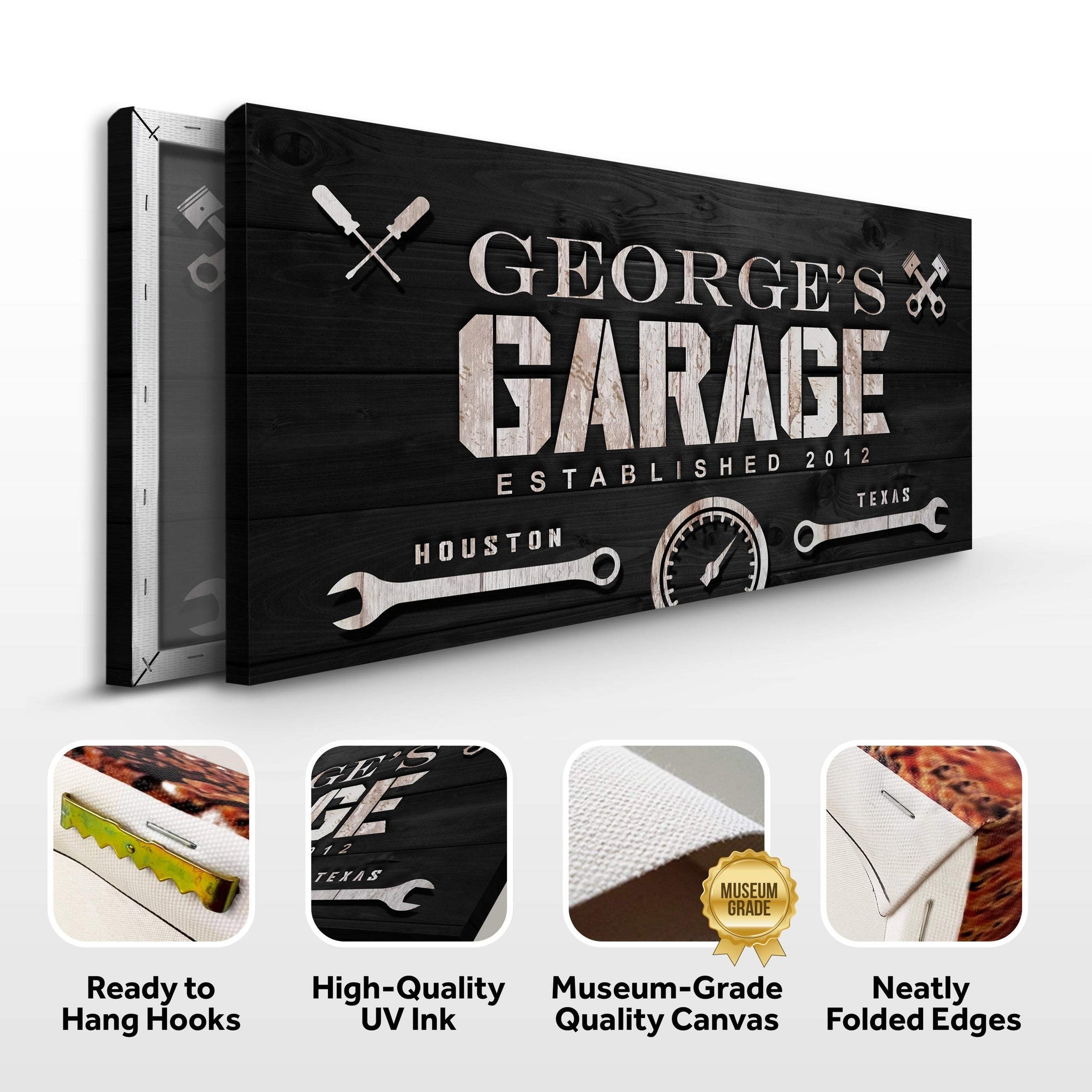 Man Cave Garage Sign - Tailored Canvases - Flyclothing LLC