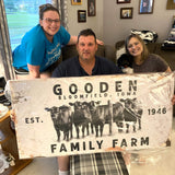 Cattle Ranch Rustic Sign - Tailored Canvases - Flyclothing LLC