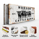 Cattle Ranch Rustic Sign - Tailored Canvases - Flyclothing LLC